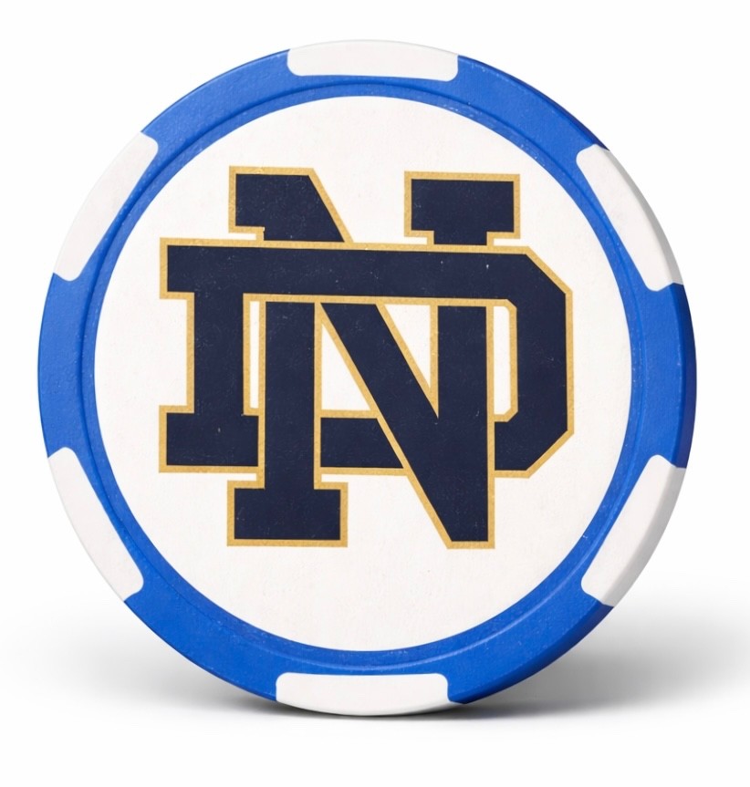 Notre Dame - Poker Chip Golf Marker