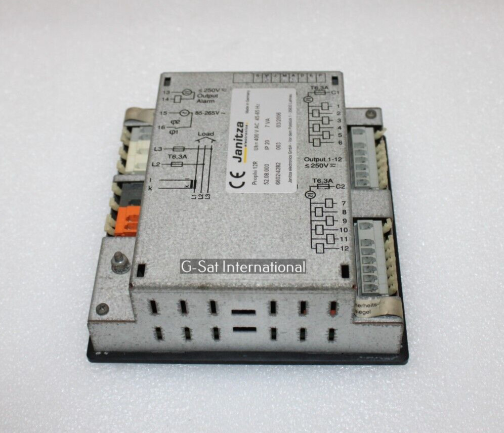 JANITZA PROPHI 12R 52.08.003 REACTIVE POWER CONTROLLER