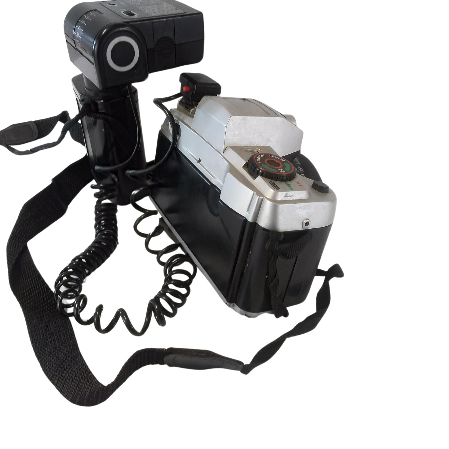 Matsui Vision SLR 35mm Camera with Flash - 1990s - Good Condition - Automatic Fo