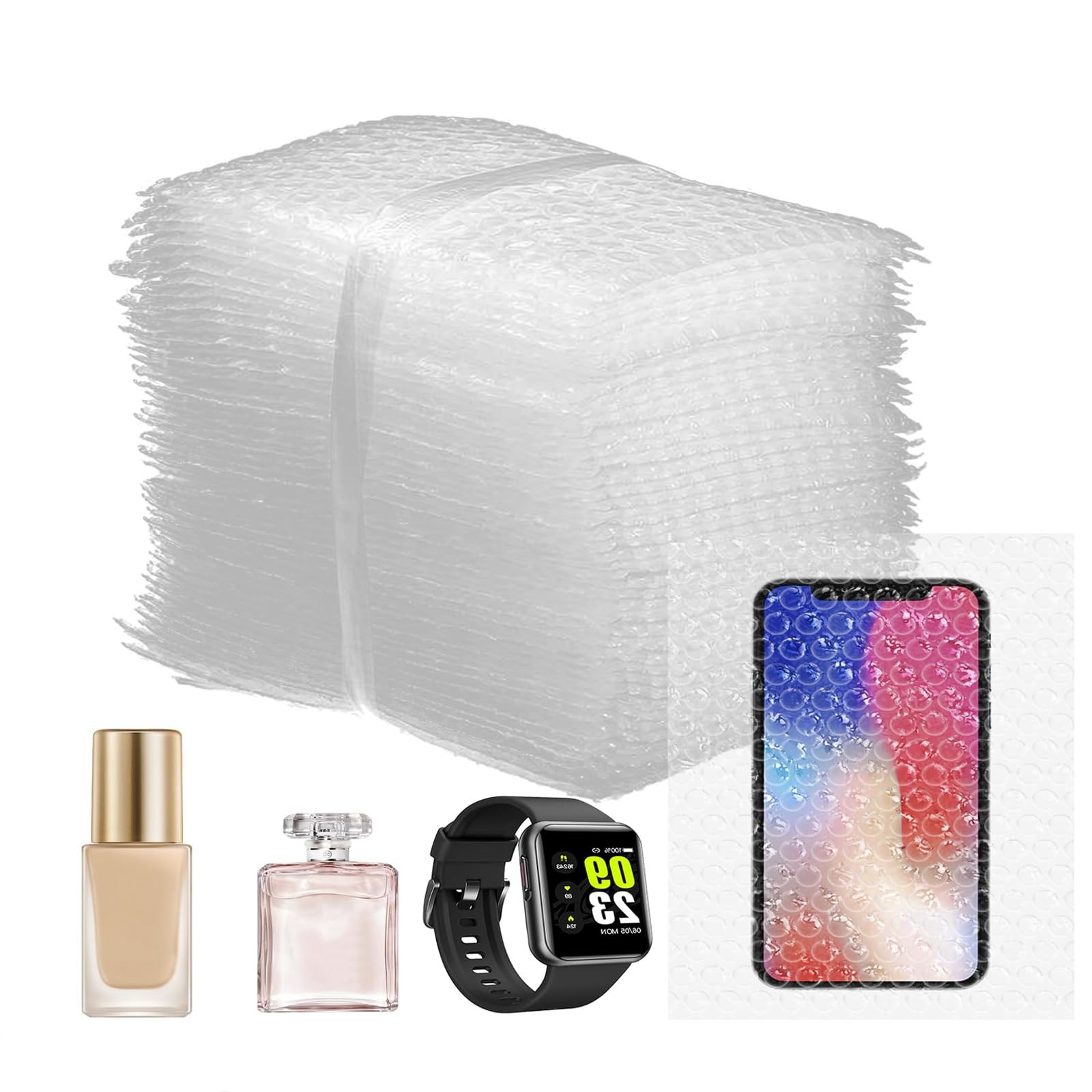 6 x 8 Inch Clear Bubble Out Bag, 100PCS 6 x 8" (100Pack), Transparent