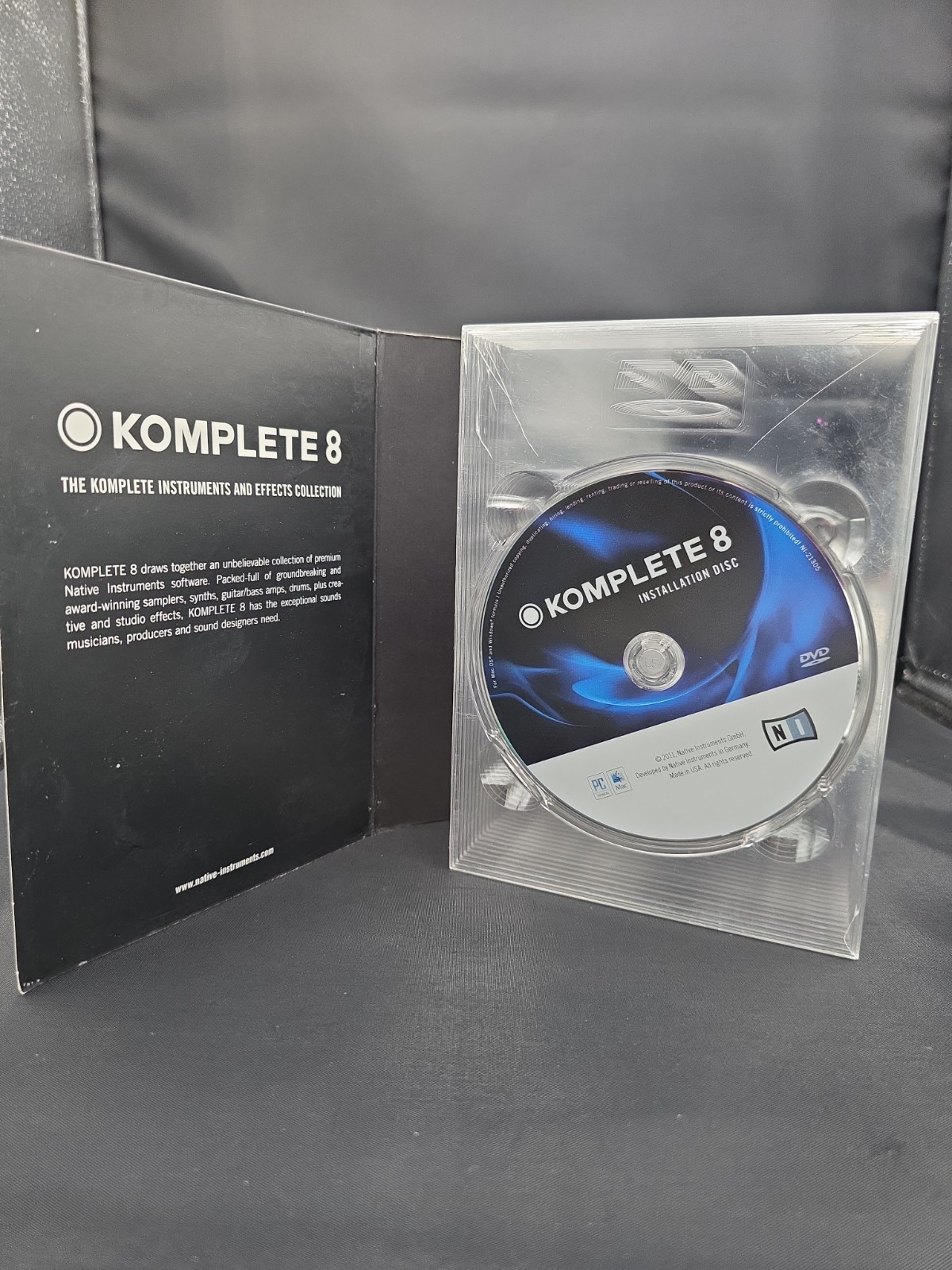 Native Instruments Komplete 8 (with Serial Number and all disks)