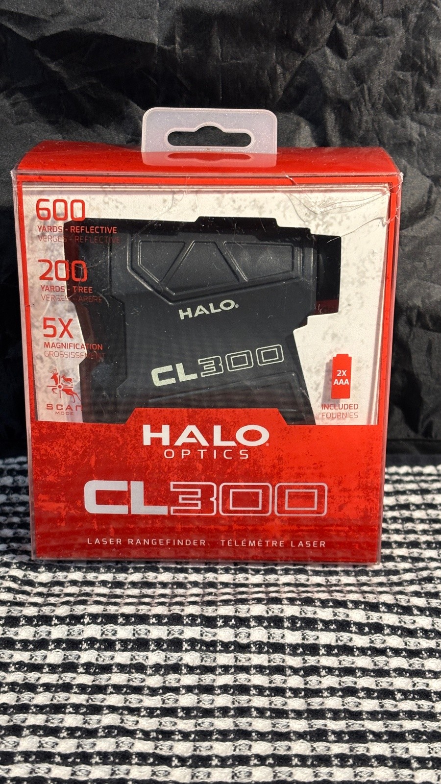 Halo Optics CL300 Laser Rangefinder 5X 600yd Reflective 200yd Tree Scan Mode