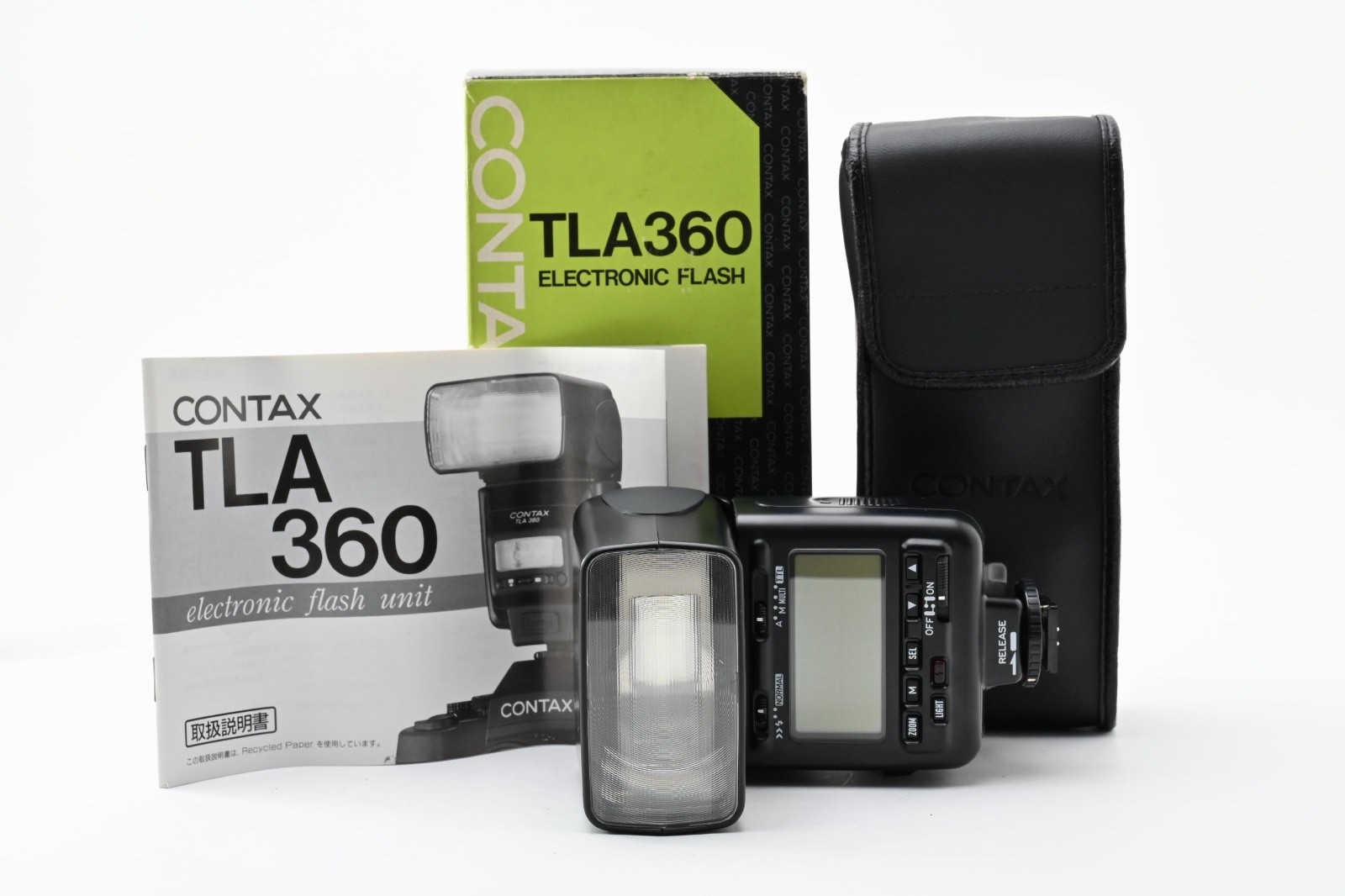[UNUSED w/Box] Contax TLA 360 Flash Speedlite Strobe Shoe Mount SLR From JAPAN