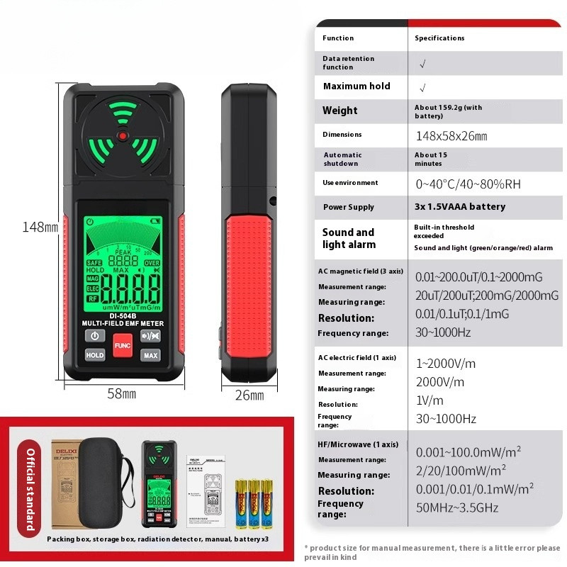 Electromagnetic Radiation Detector Radio Frequency Detector Radiation Detector