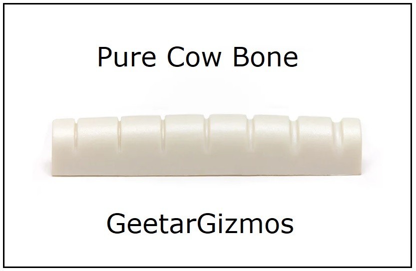 GeetarGizmos 7 String BONE NUT made for JACKSON DINKY Guitar - drop-in upgrade