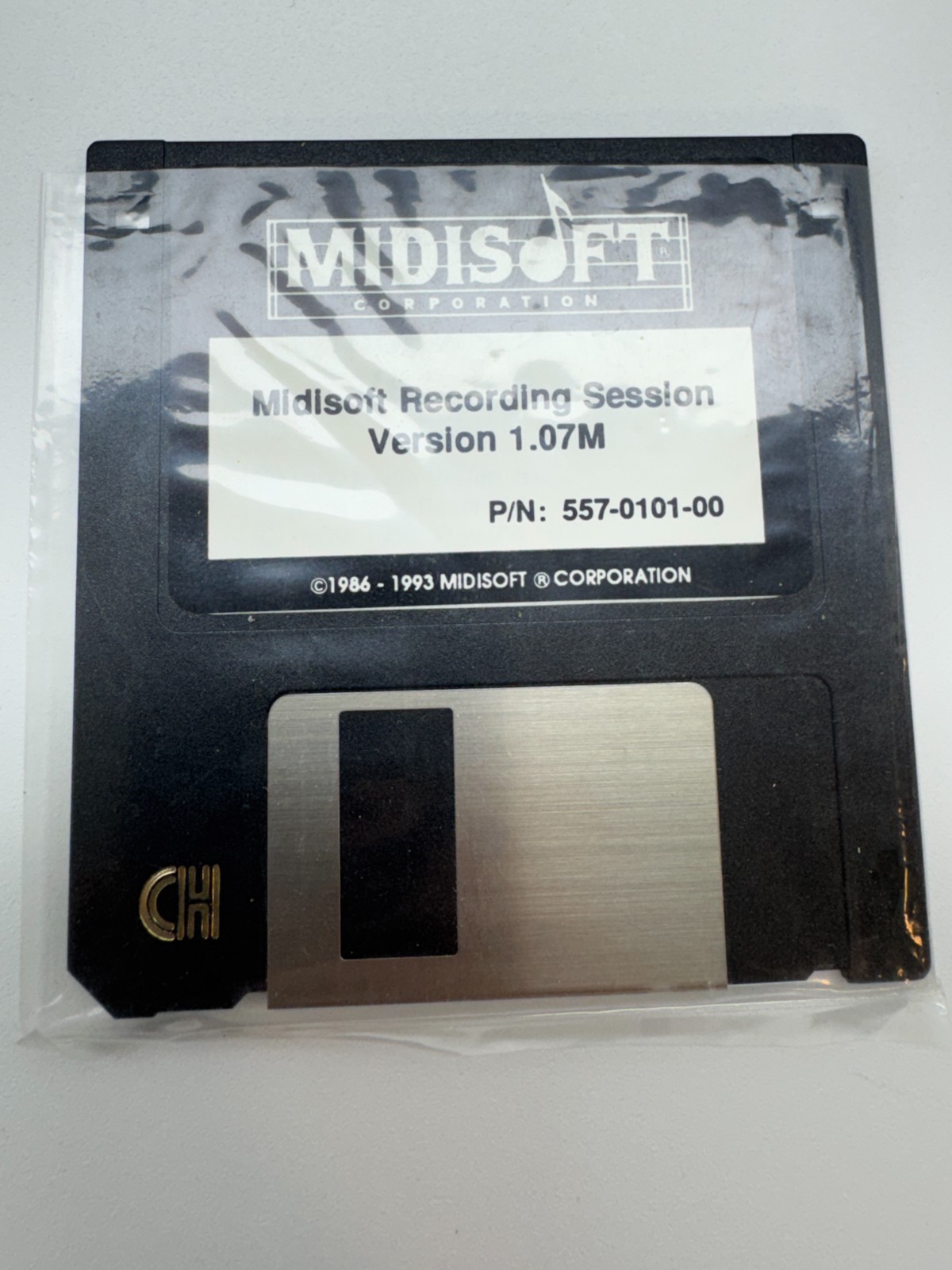 Midisoft Recording Session V1.07M Vintage 3.5" Floppy Disk Audio Software