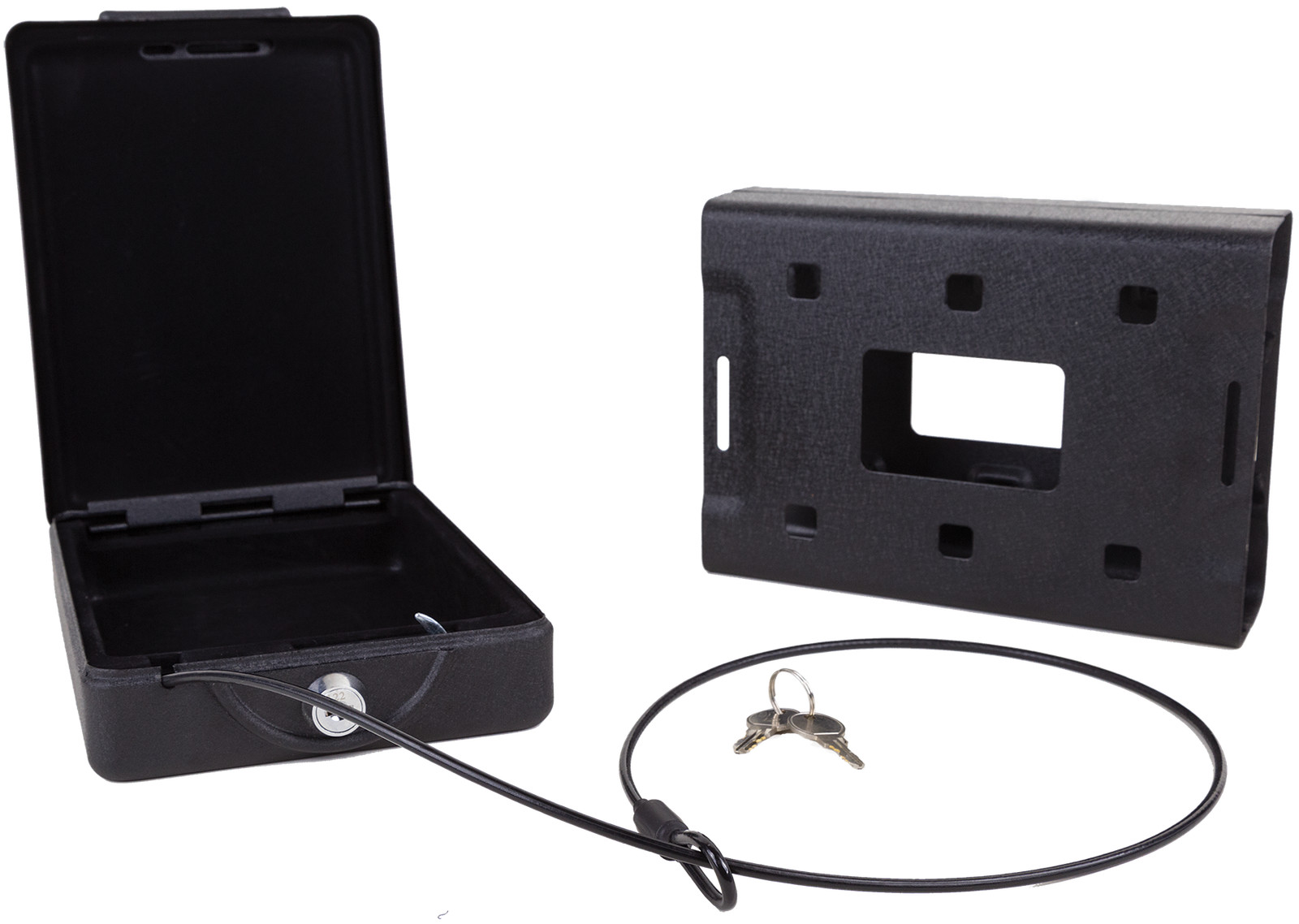 Bulldog BD1150 Car Vault Key Entry Mt Black Powder Coat Steel Holds 1 Handgun