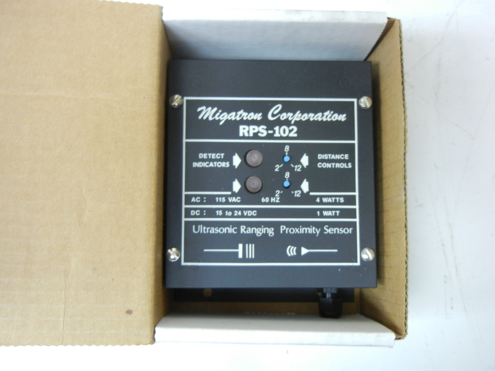 MIGATRON RPS-102-14 C96 NEW ULTRASONIC RANGING PROXIMITY SENSOR RPS10214C96