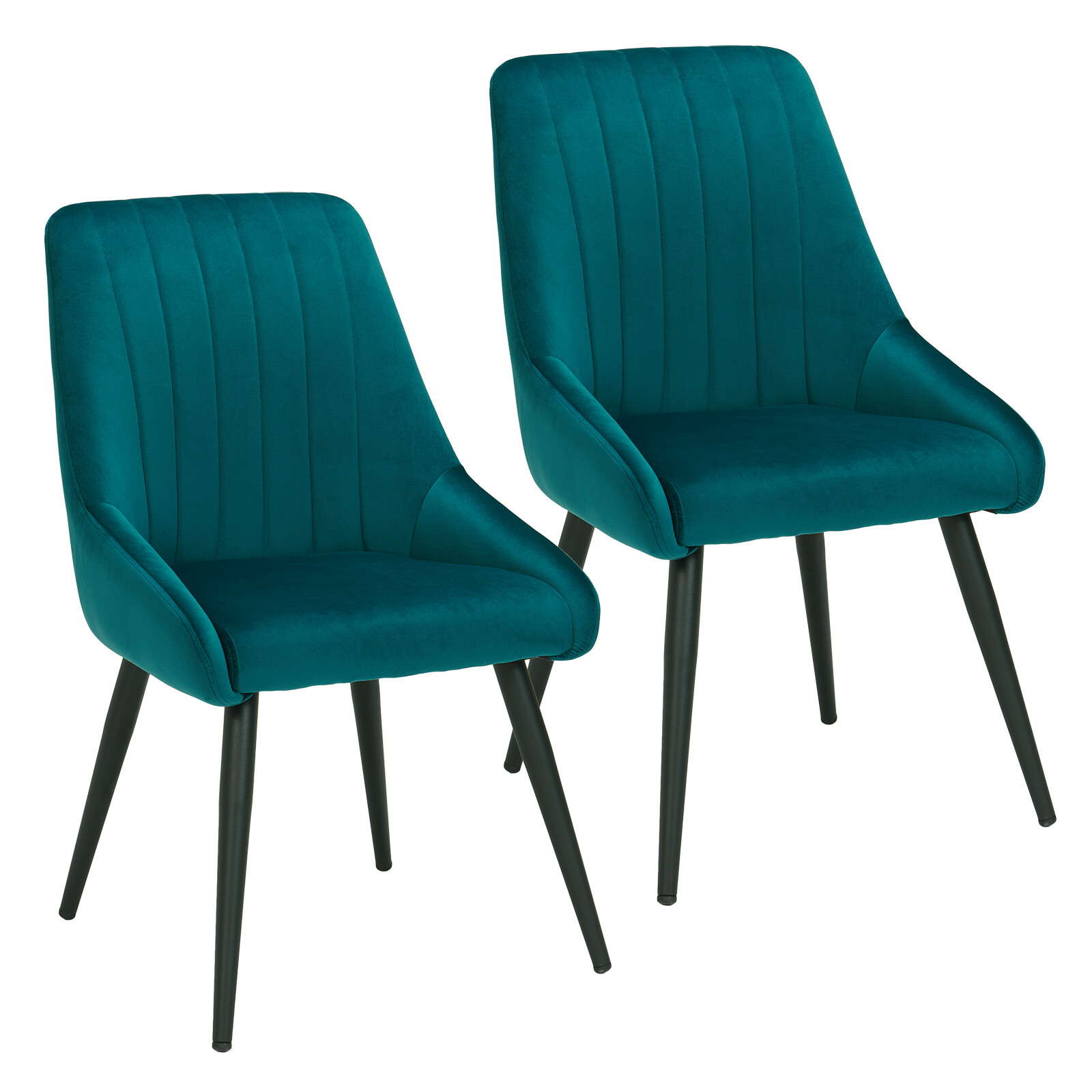 Duhome Accent Chairs Modern Upholstered Velvet For Living Room Set of 2