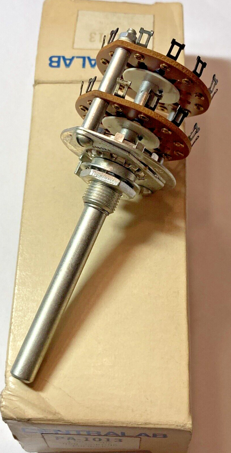 Centralab PA-1013 AS Rotary Switch 4 pole, 5 position ,non shorting phenolic