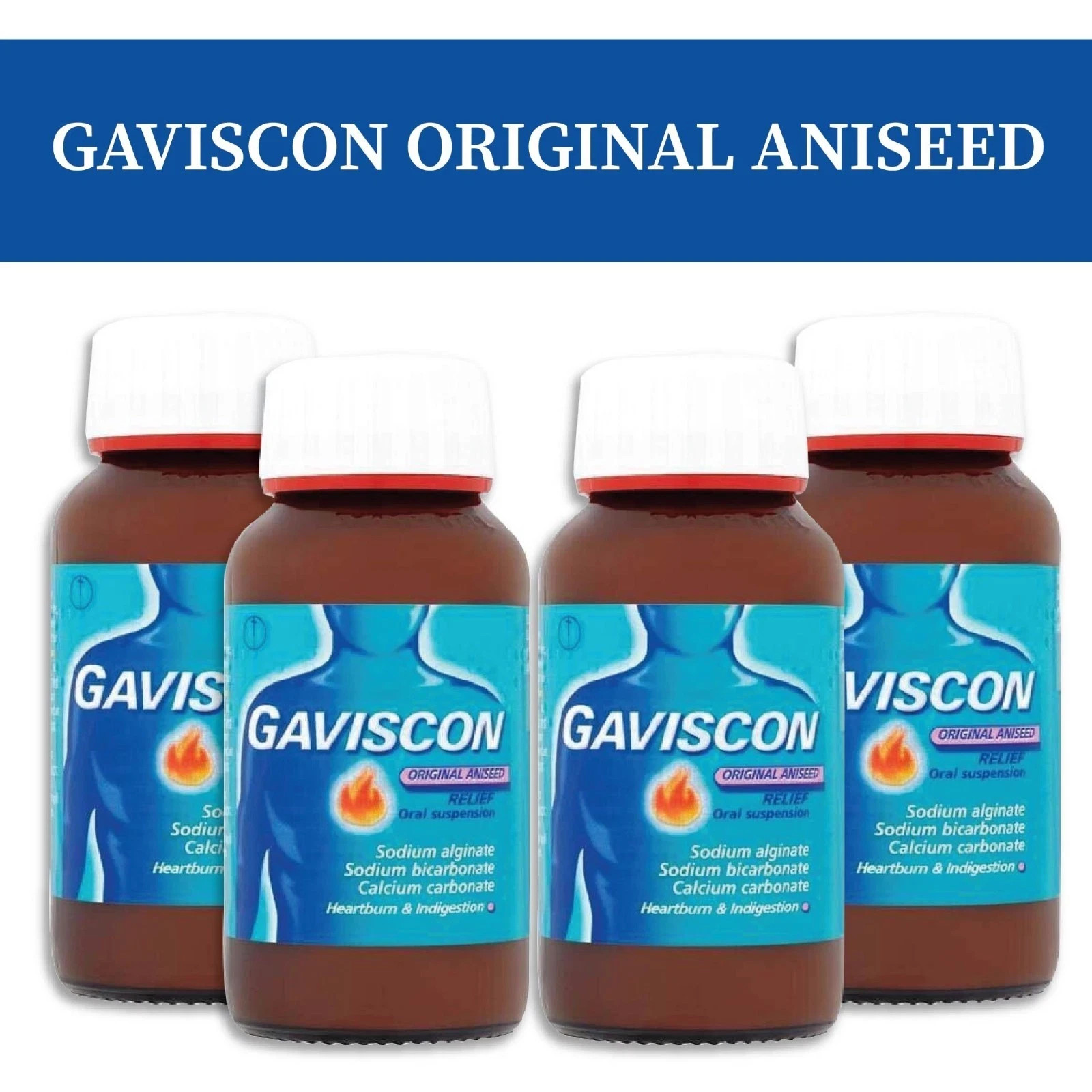 4 PACK GAV-I$Con-Original Liquids Aniseed 500ml