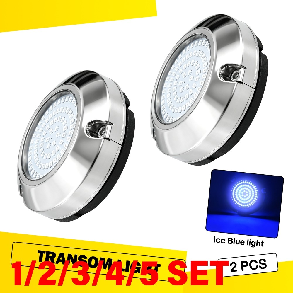 Boat Marine Blue 90LED Light Courtesy Light Transom Stern Cabin Lighting 1-5SET