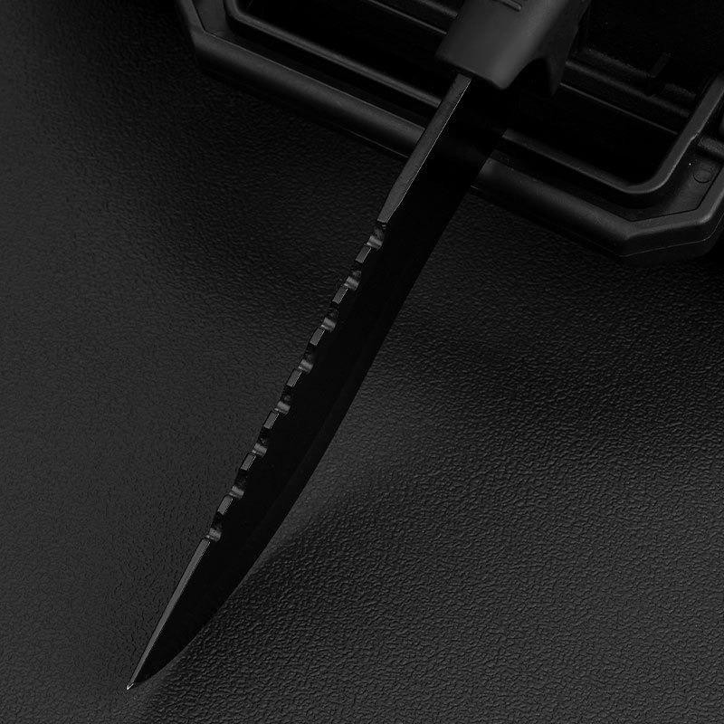 Outdoor Fixed Blade Survival Knife – Full Tang, Stonewashed, With Sheath