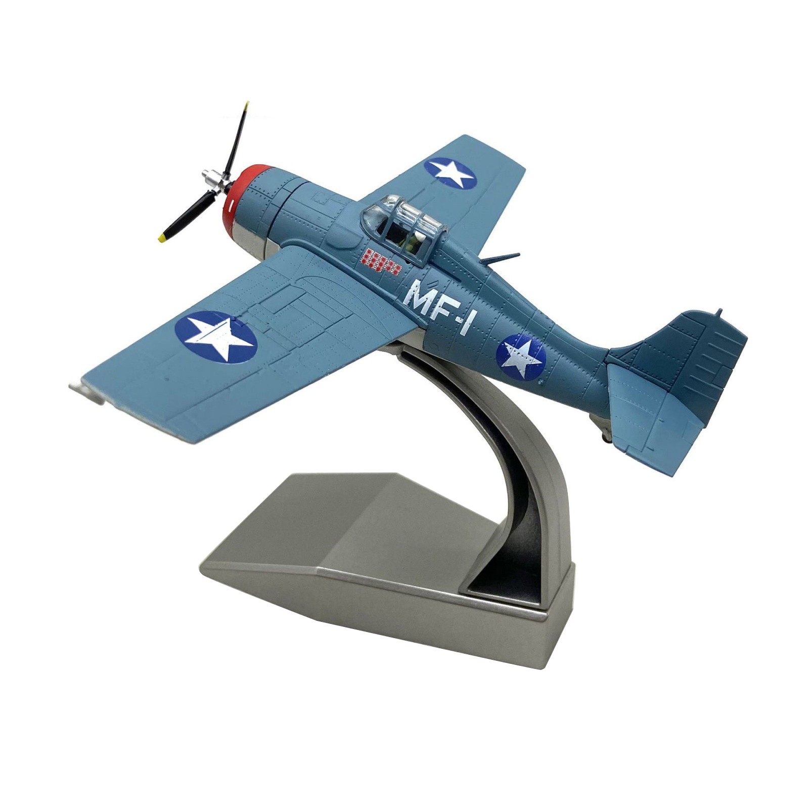 1* 1/72 4.9in WWII For Grumman F4F Wildcat Fighter Model Alloy Model
