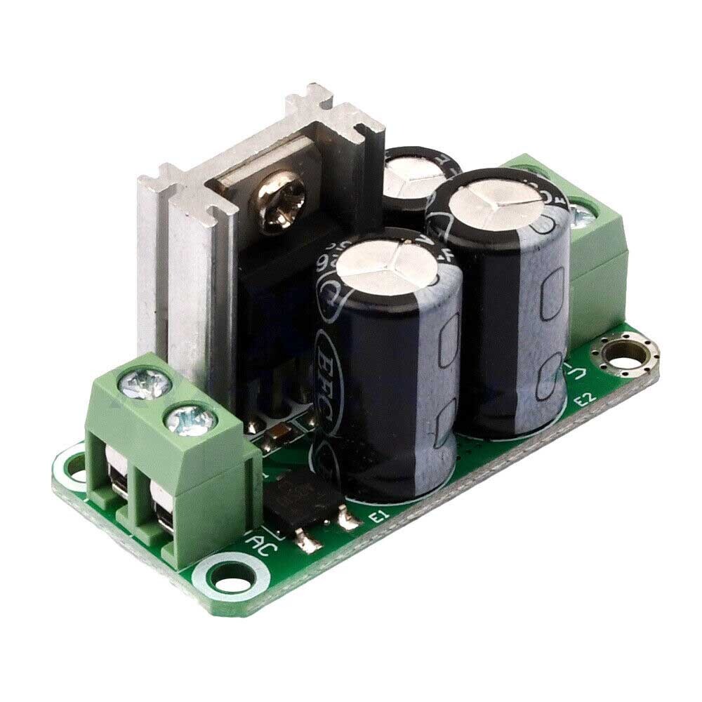 2PCS Single Regulated Power Supply Module AC to DC 12V Rectifier Filter Board 1A