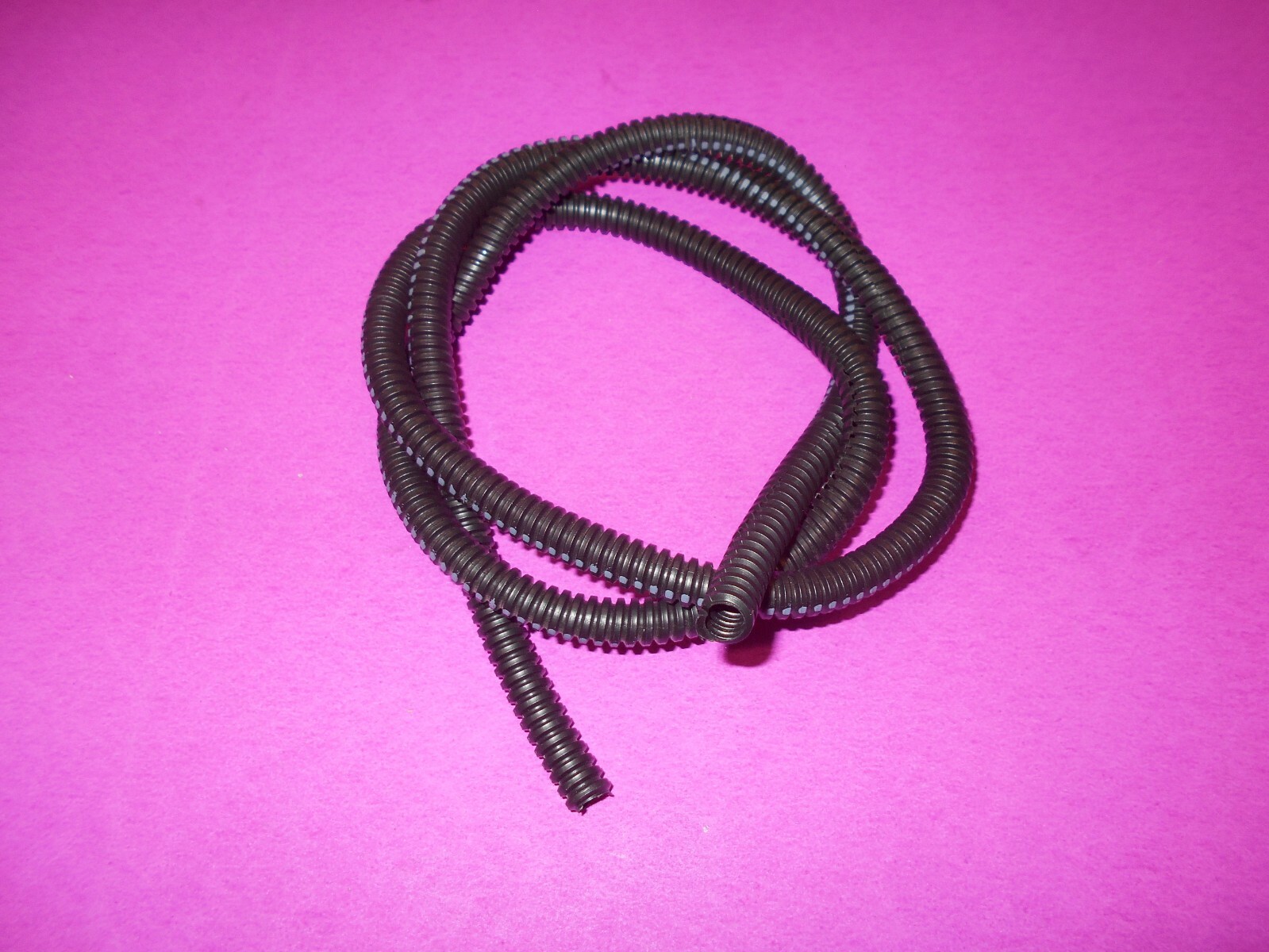 *43" X 1/4" BLACK WIRE LOOM PLASTIC FREE SHIPPING