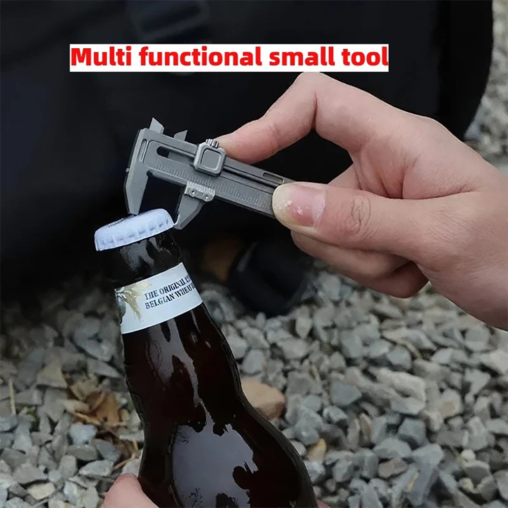 1x Portable Pocket Vernier Caliper fits for EDC Tool & Precision Measuring Needs