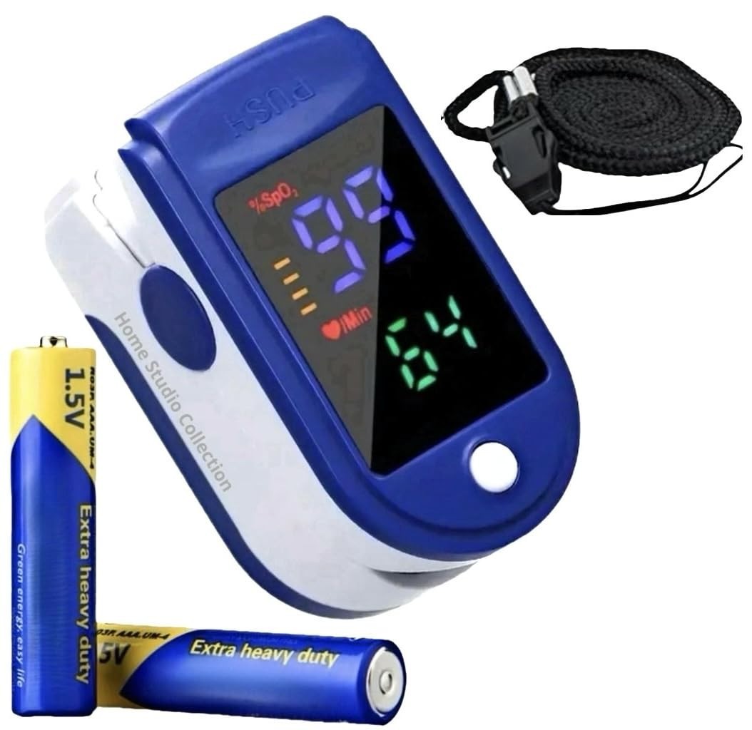 Finger Tip Pulse Oximeter LED Meter For Hospital Household