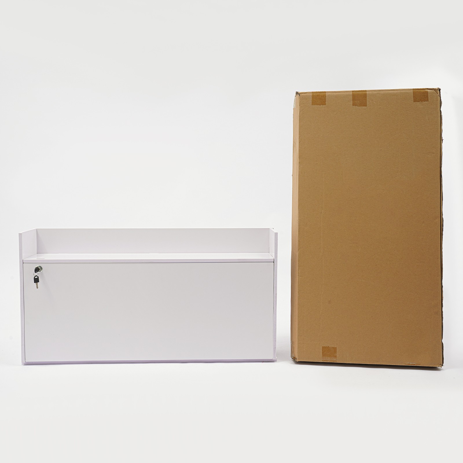 Wall Mounted Desk Cabinet Multifunctional Floating Desk Foldable Table Cabinet