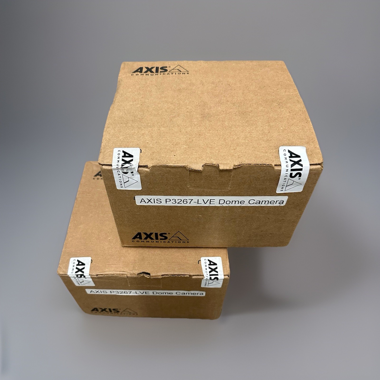Two AXIS P3267-LVE 5MP Outdoor Dome P/N # 02330-001 CCTV Cameras NEW SEALED LOT