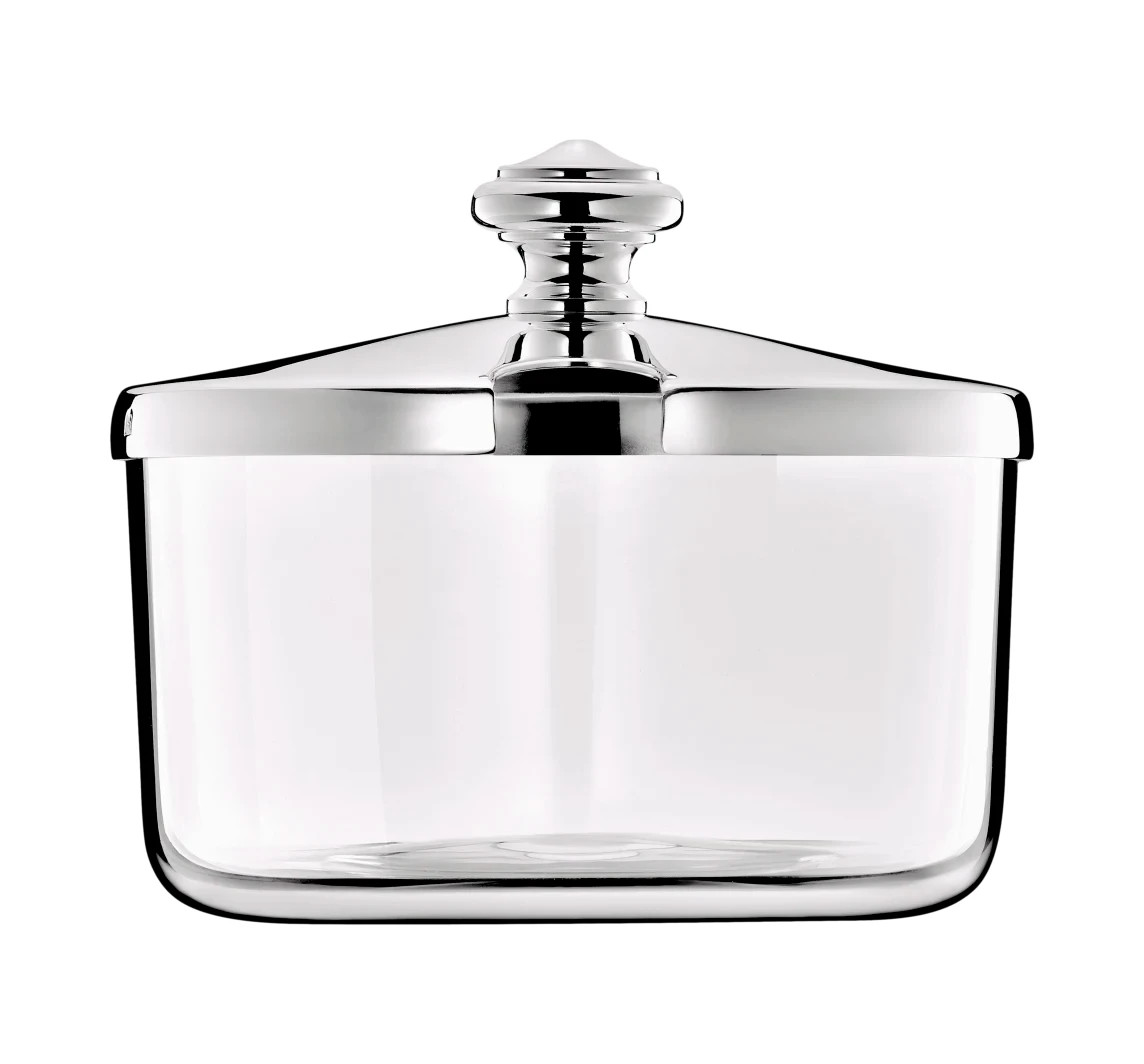 Christofle ALBI Silver-Plated Lidded Cheese/Condiment Dish - NEW SEALED