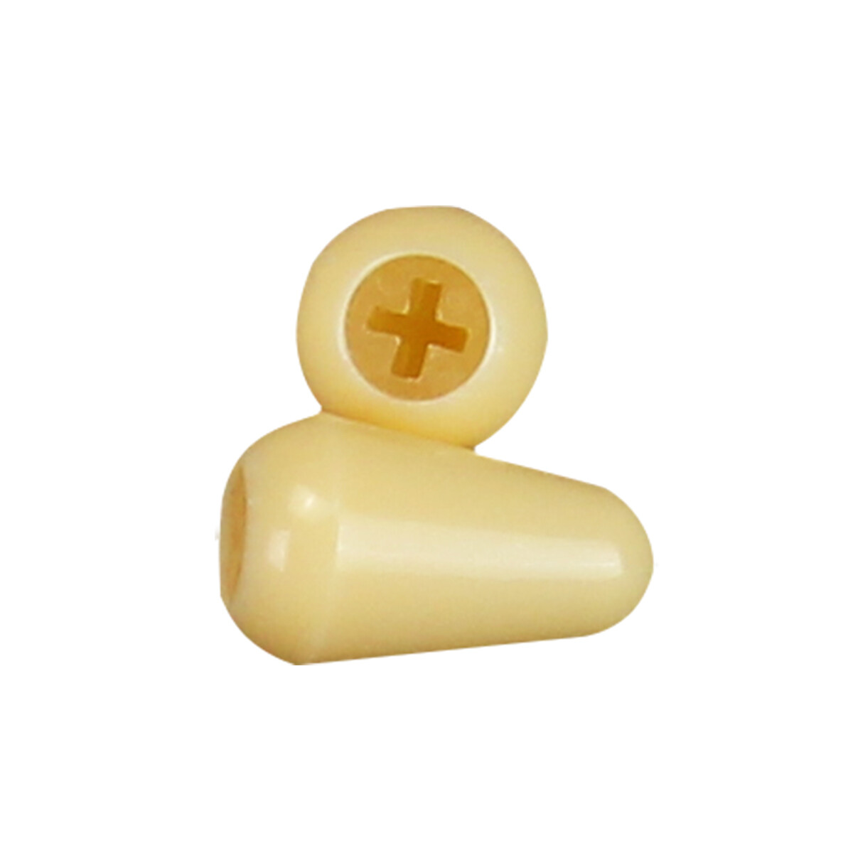 New 6pcs Cream ST Guitar Switch Tip Caps Knobs Plastic 3.5mm for 5 Way Switch
