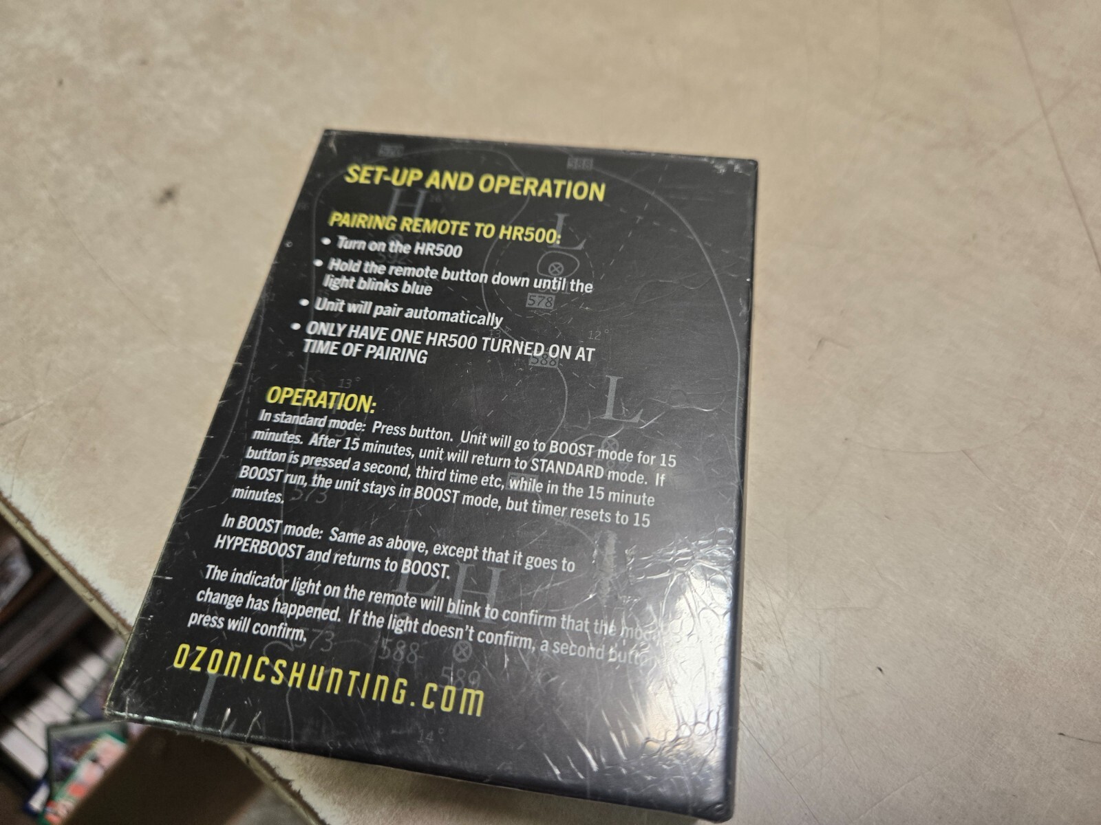 Sealed Ozonics Remote - Control for Ozonics HR500 Undetectable / Undeniable