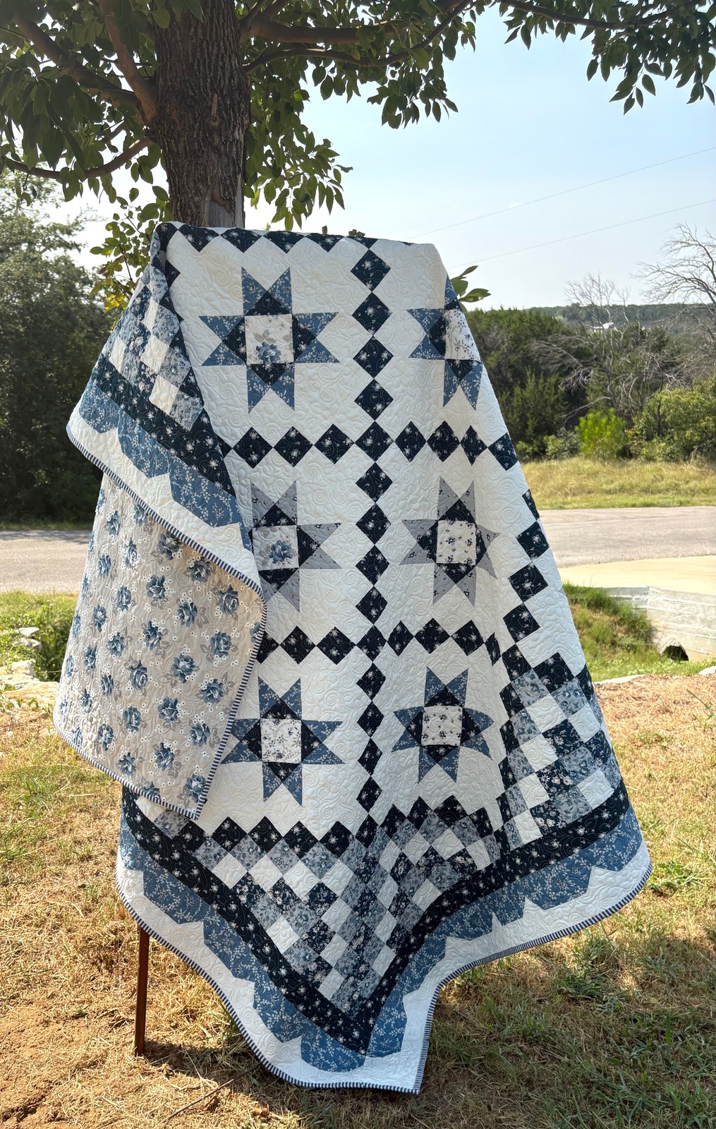 COTTAGE BLUES Quilt PAPER Pattern PASTRY SHOP DESIGN