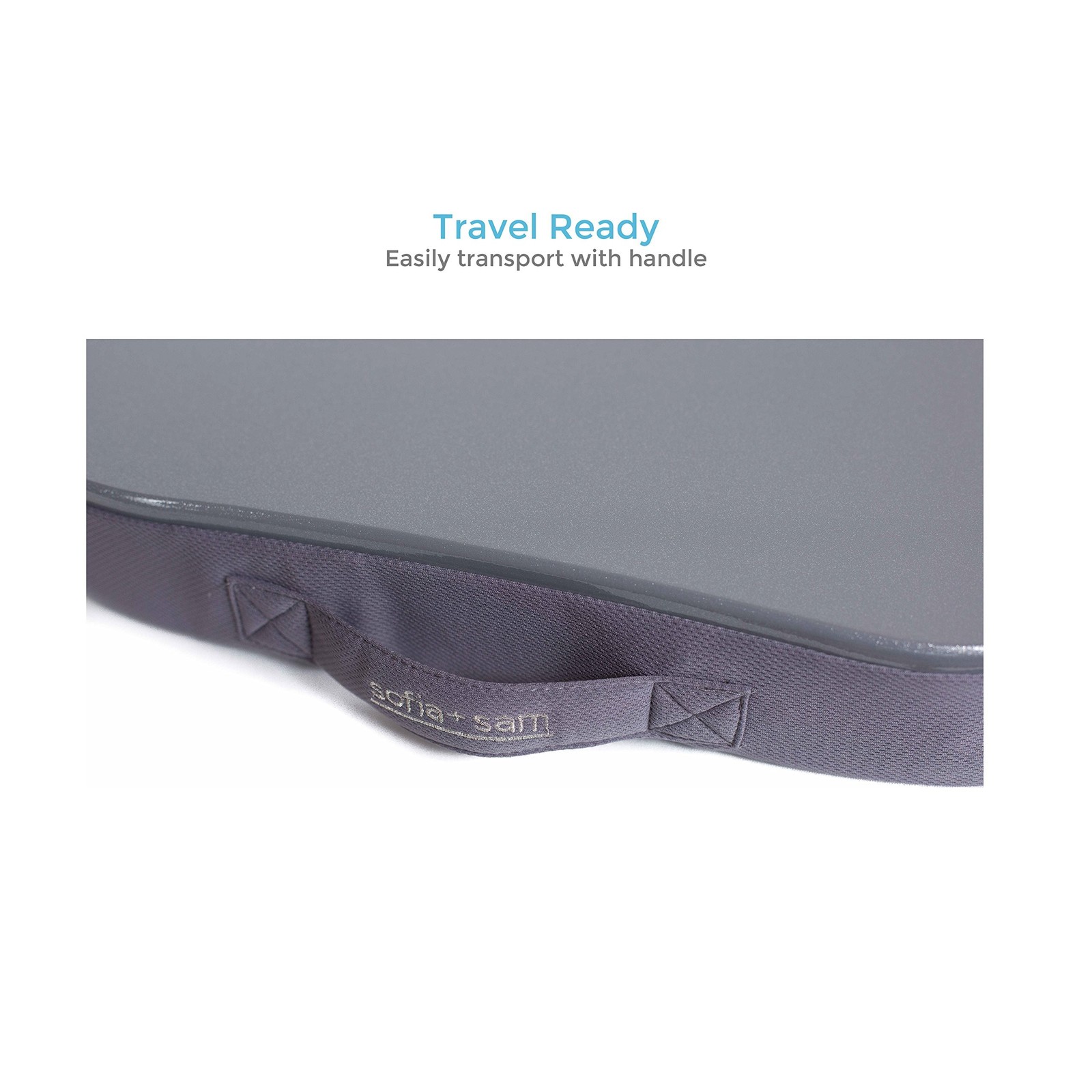 Sofia + Sam Mini Lap Desk with Memory Foam Cushion | Handle | Fits Laptops Up...