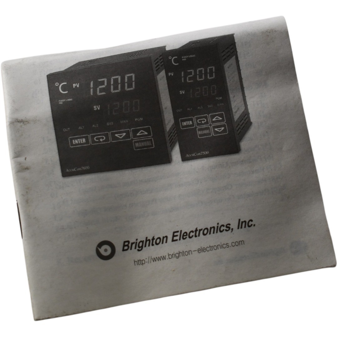 NEW Brighton-Electronics AccuCon 7600-2 Transducer PLC Display 7600 Controller