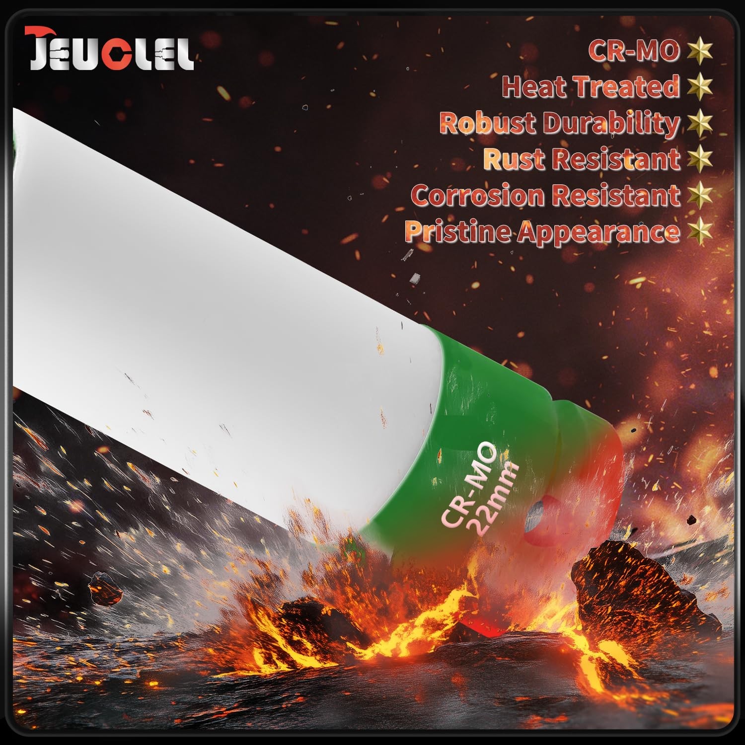 JEUCLEL 22mm 1/2"Drive Wheel Protector Impact Socket, Lug Nut 22MM