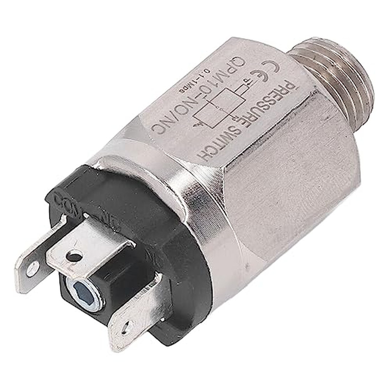 1/4in Thread Diaphragm Type Pressure Switch Stainless Steel Rubber Pressure Swit