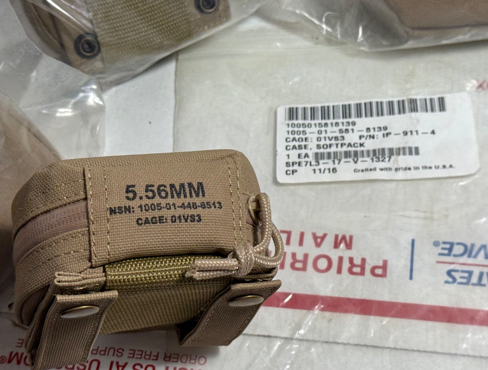 OTIS 5.56 / 9MM CLEAN KIT EMPTY SPARE UNIVERSAL SOFT PACK CASE -NEW