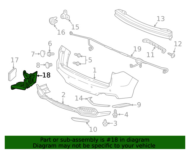 Genuine Acura Blind Spot Detection System Warning Sensor Bracket 36937-TX4-A01