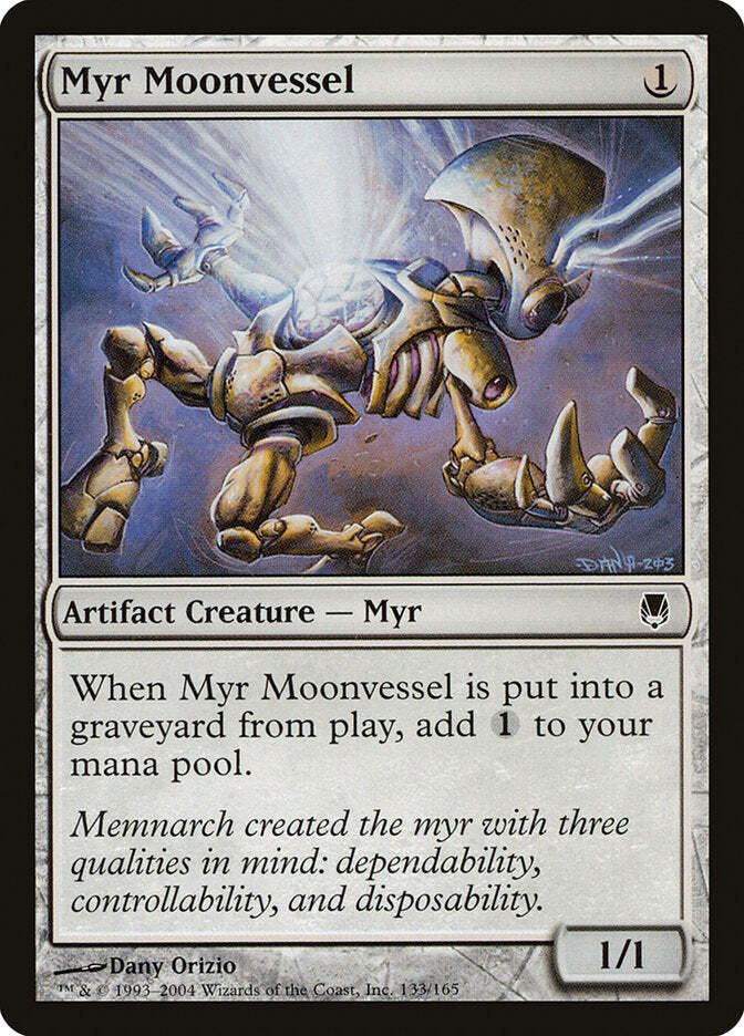 Myr Moonvessel [Darksteel] Magic MTG