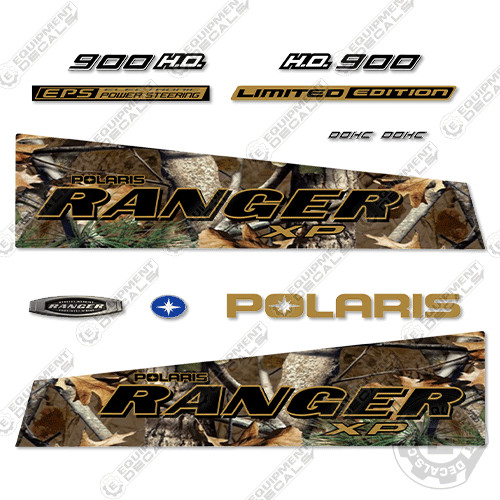 Fits Polaris Ranger 900 XP Decal Kit UTV - Limited Ed. Pursuit Camo - 2014