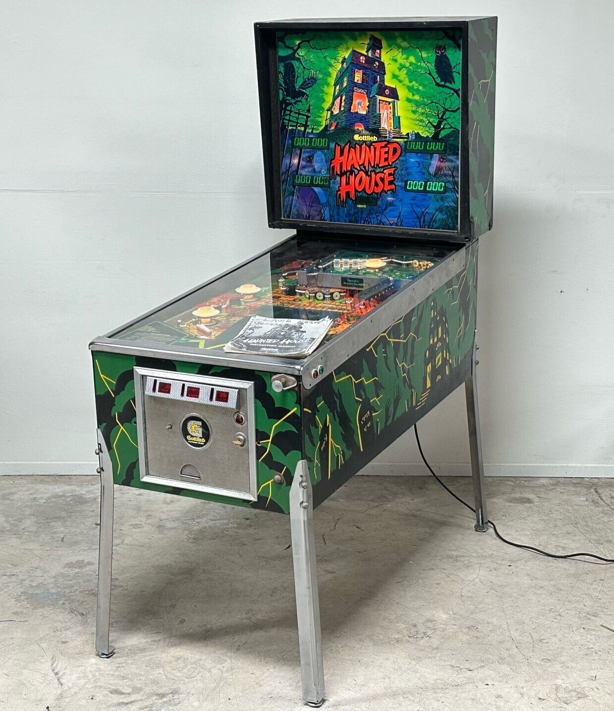 1982 Gottlieb Haunted House Pinball Machine