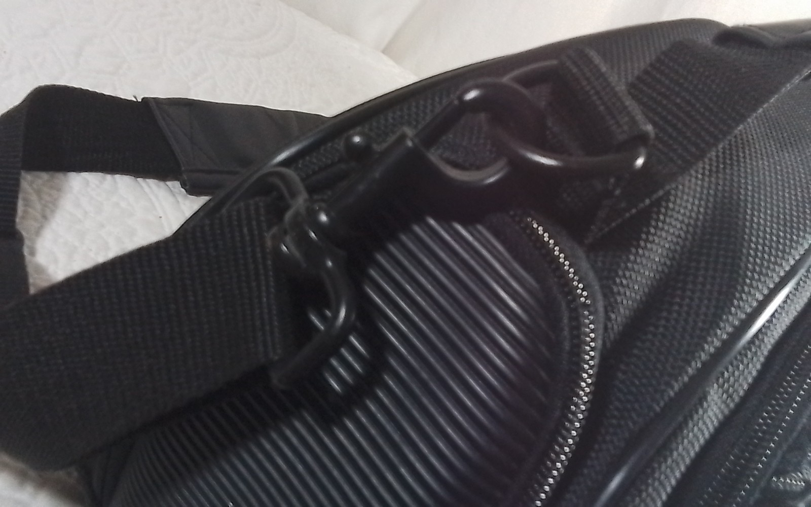 Mainstays Durable Essential Black Nylon Camera Bag w/ Functional Compartments
