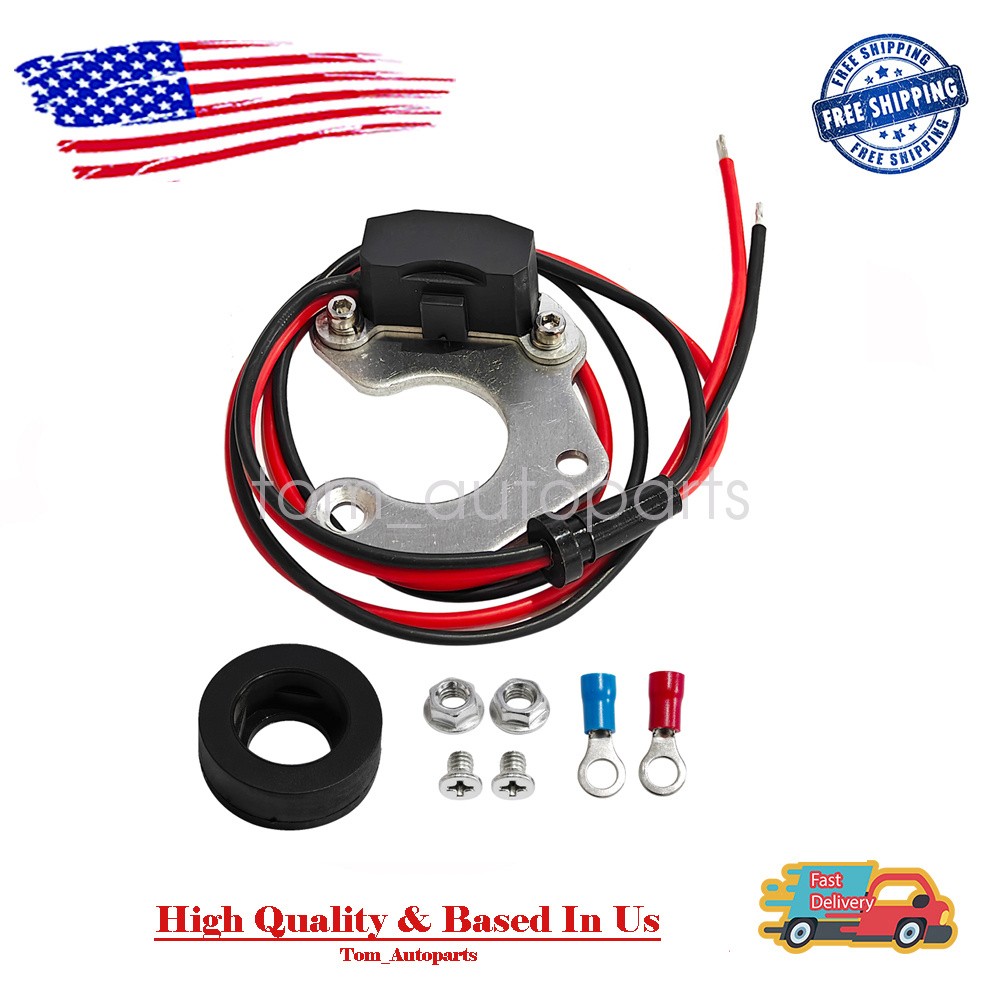 New Ignition Points-to-Electronic Kit 1442 Ignitor For International 4 Cyl
