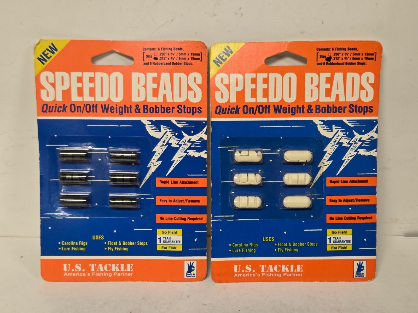 Vintage U.S Tackle Co Speedo Beads Quick Stops