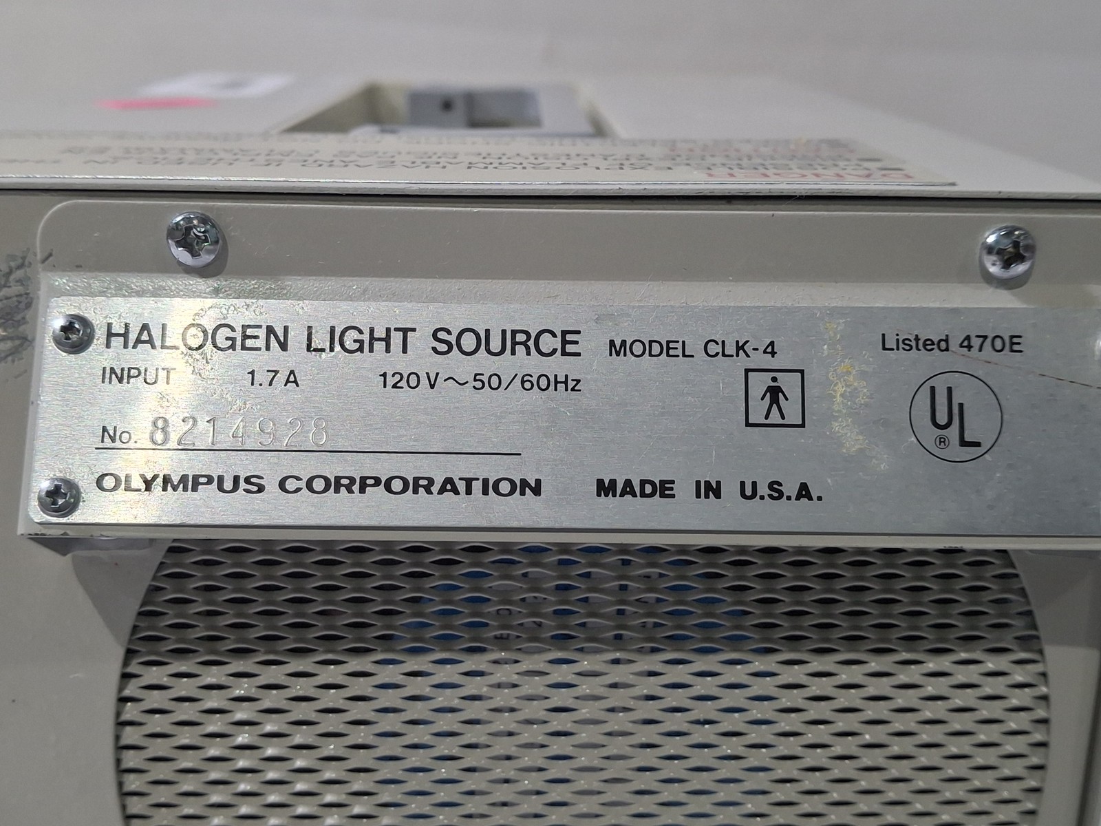 Olympus CLK-4 Light Source