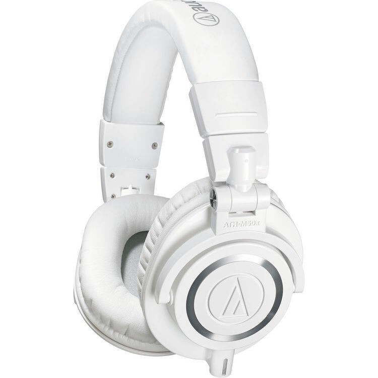 Audio-Technica ATH-M50x Wired, Over-Ear Headphones, White
