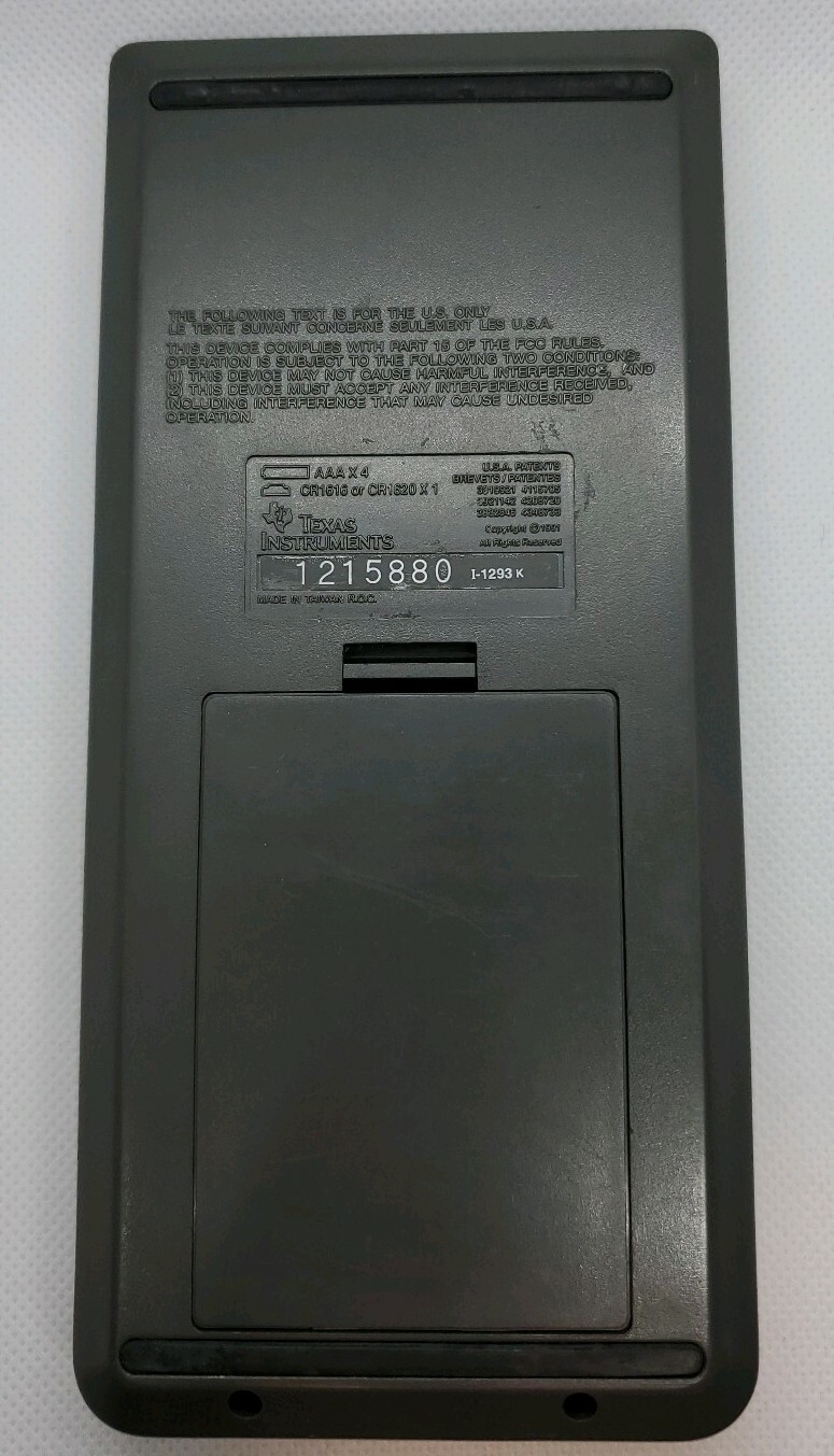 Texas Instruments TI-82 Graphing Calculator With Cover