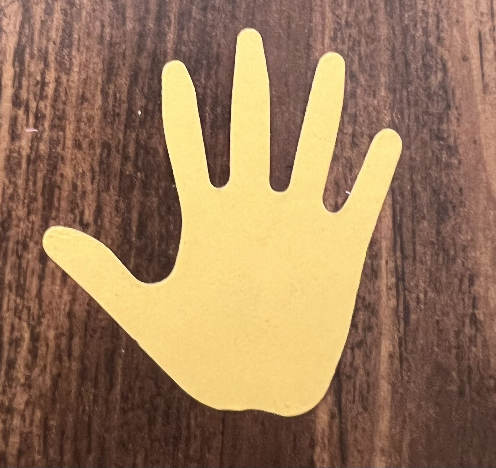 Sizzix Green Die Handprint 38-0276 EUC - TONYA