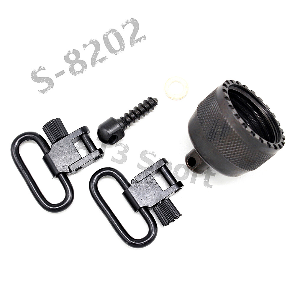 S-8202 Winchester 1200/1300 Replacement Cap Set, Hunting Gun Sling Swivels