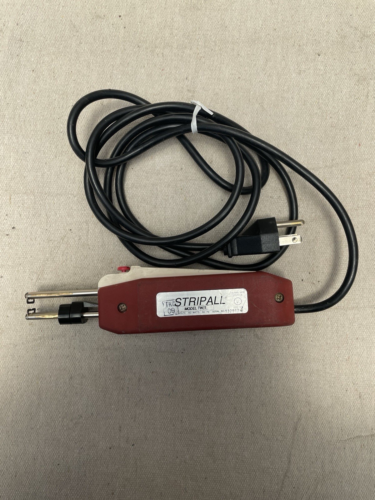 Teledyne Stripall Model TW-1 Thermal Electric Wire Stripper Parts Or Repair