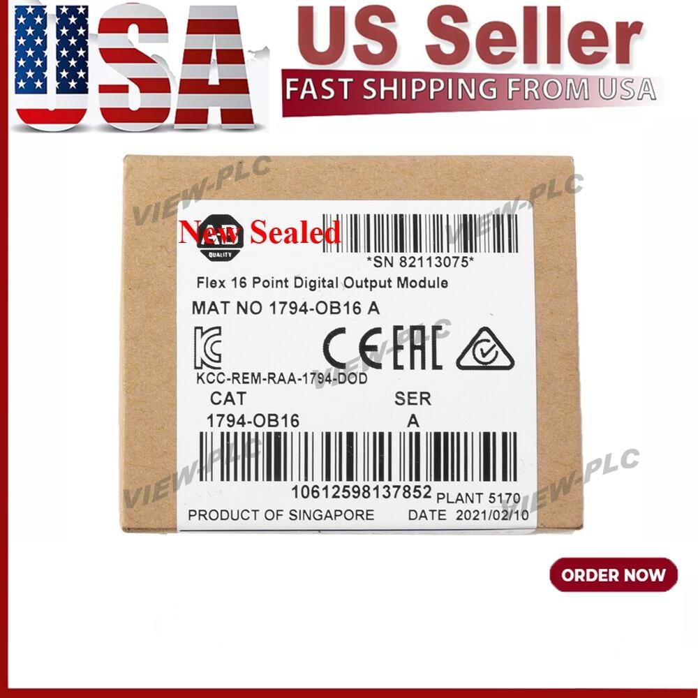Sealed 1794-OB16 FLEX 16-Point Digital Output Module 1794OB16 NEW