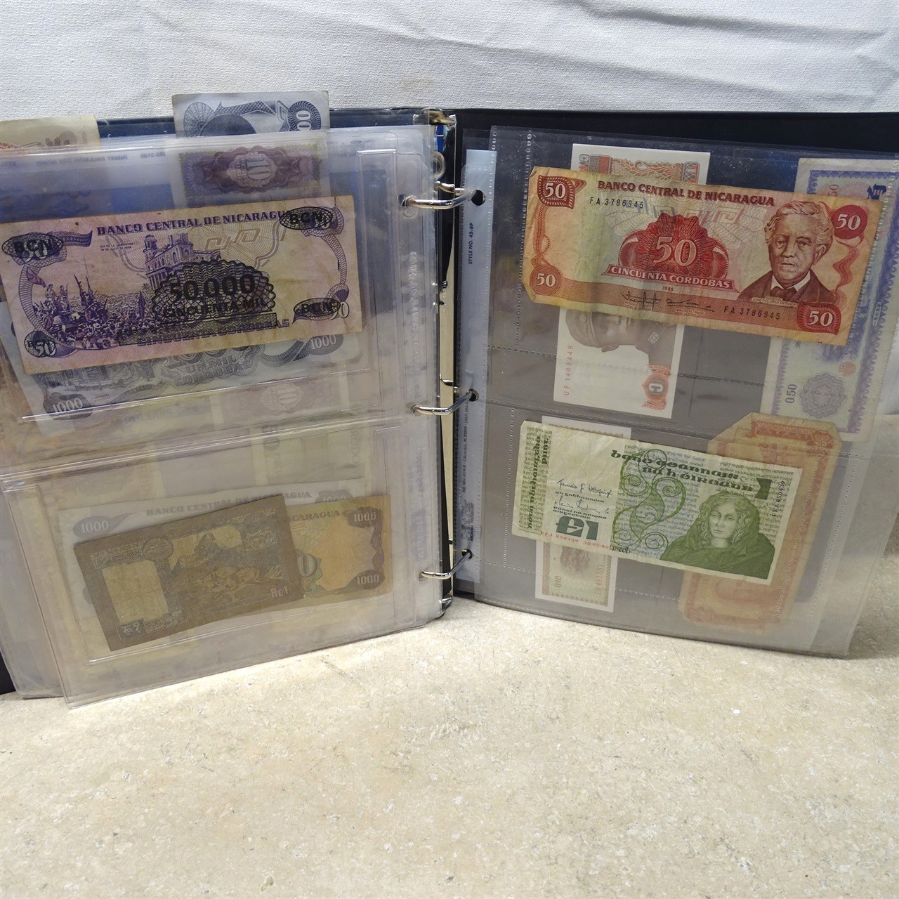 Vintage Assorted Paper Bank Notes Lot, (41) Foreign Notes-Money, See Pics