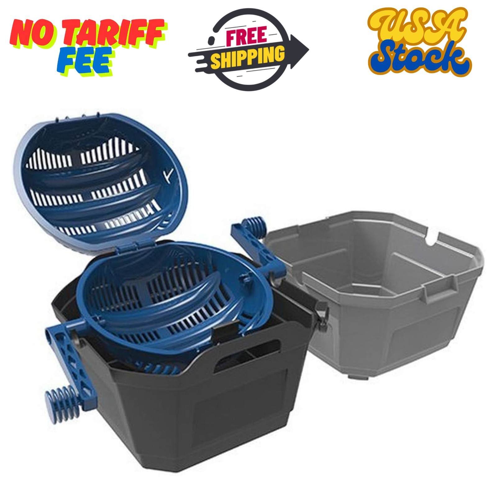 Platinum Series Wet/Dry Media Separator with Perforated Sifter and Mesh Media...