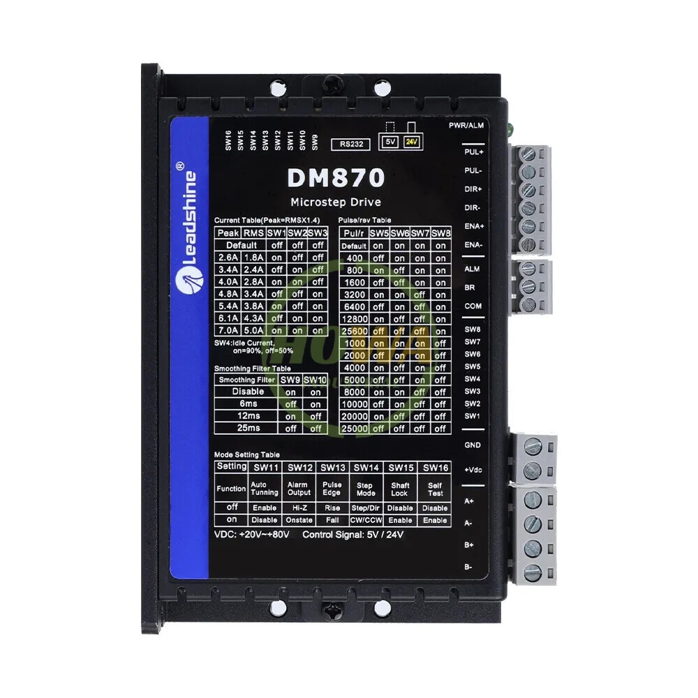 1Pcs  for 57/60/86 Motor DM870 FOR Digital Stepper Driver 5/24V